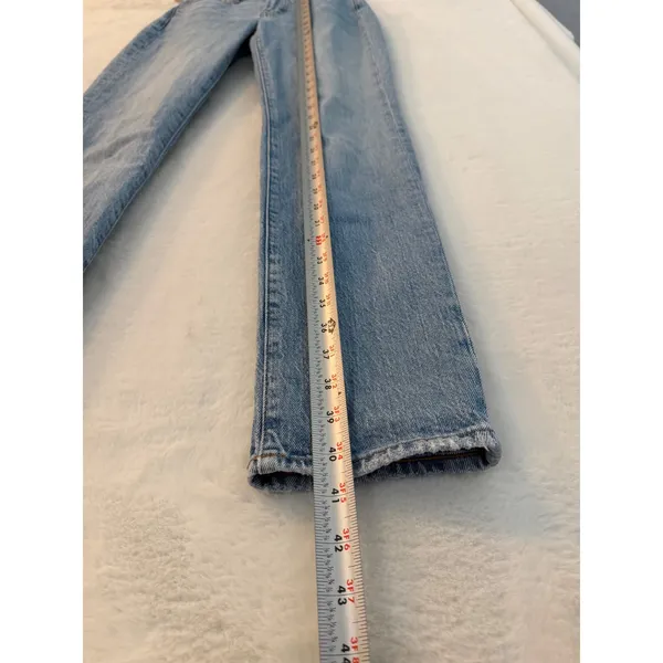 Madewell The Perfect‎ Vintage Jean Light Wash High Rise Slim Tapered 24T - Image 3