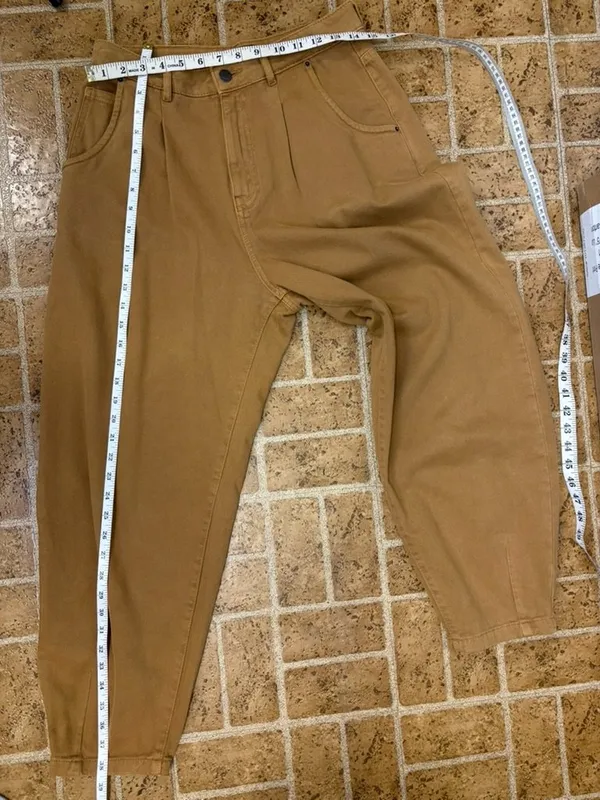 Zara Slouchy Paper Bag Balloon Fit Pants - Image 10