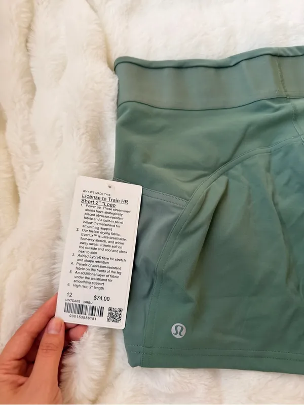 lululemon athletica Sage Green High-Rise Bike Shorts - Image 7