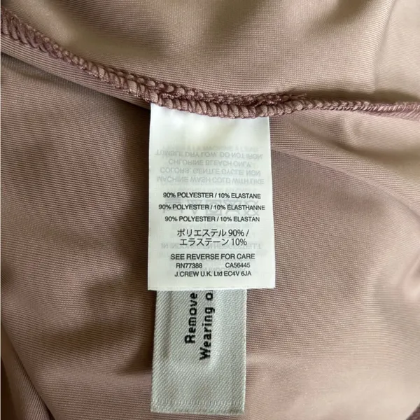 NWT‎ Madewell Pink Mock Neck Velvet Short Sleeve Shift Mini Dress Size XXS - Image 4