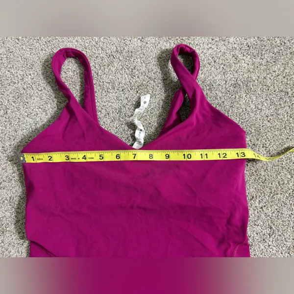 Lululemon Align Tank Top in Magenta Purple Size 6 Athleisure Buttery Soft Crop - Image 8