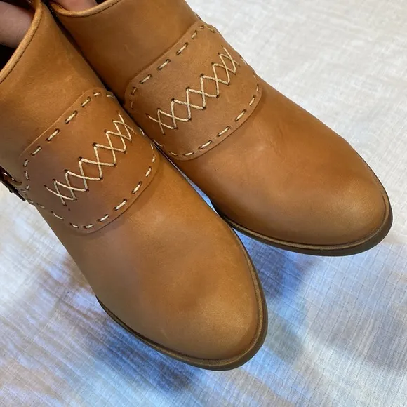Anthropologie Stivali Maipore Western Ankle Boots Brune 37/ US 6.5/7‎ - Image 2