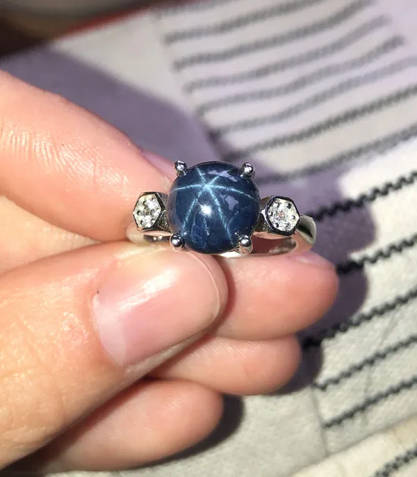 Gemporia Blue Sapphire Ring - Image 4