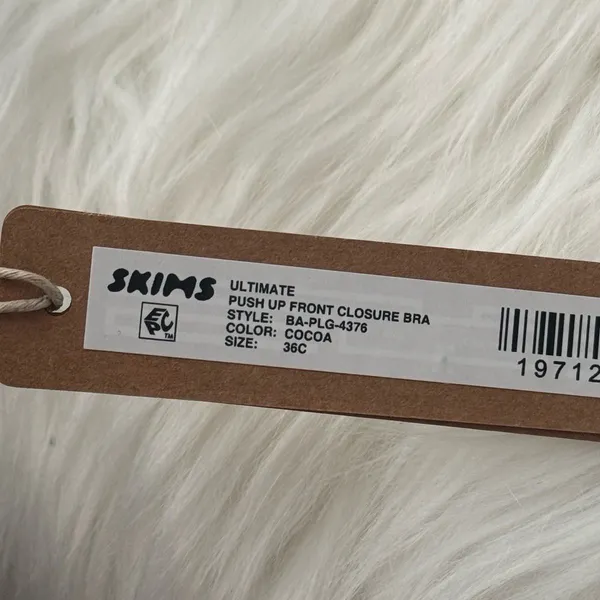 Skims Ultimate Front Close Pushup Bra Cocoa Size 36C - Image 6