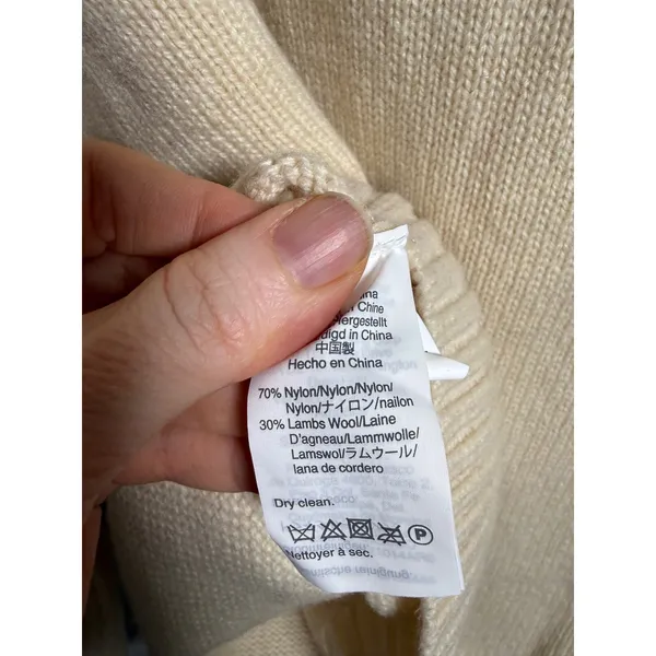 J.Crew Wool Blend Sweater NWT Size 2X Rhinestone Buttons Preppy Quiet‎ Luxury - Image 8