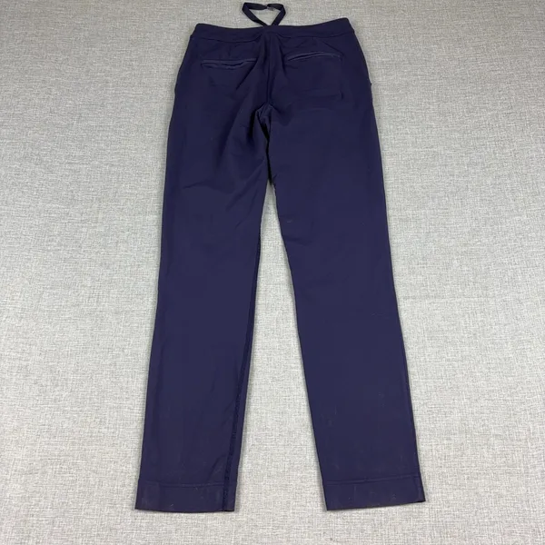 Lululemon Pants Womens 2 Blue Woven Track Jogger Drawstring Pockets Gym Yoga - Image 10