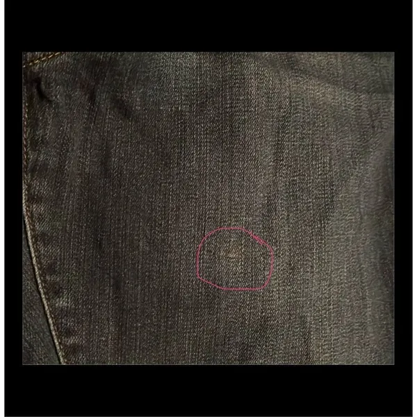 Who What Wear Jeans Womens Size 12 Cropped Dark Wash (3004) - Image 8