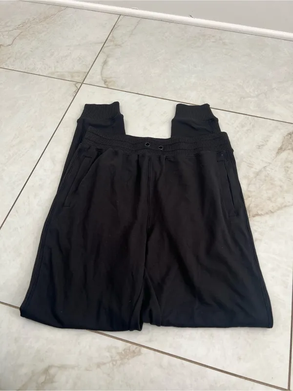 ALALA Black Jogger Sweatpants Size Small - Image 2