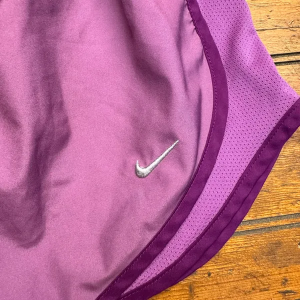 Nike‎ Dri Fit Womens Running Shorts Lilac Purple Athletic Performance XS - Image 2