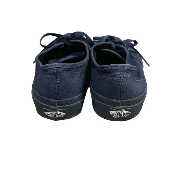 VANS Era Gold Mono Blue Canvas Sneakers Unisex Lace Up Men 7 Women 8.5 - Image 4