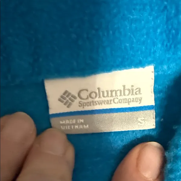 Columbia Teal Benton Springs Full-Zip Fleece Jacket Size‎ Small Gorpcore - Image 5