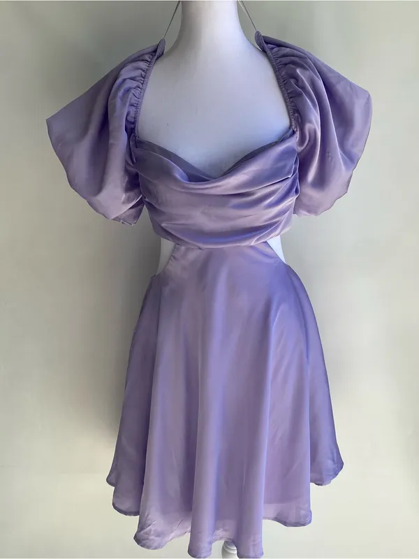 ASTR The Label Lavender Clarita mini dress backless wedding guest cocktail M - Image 7