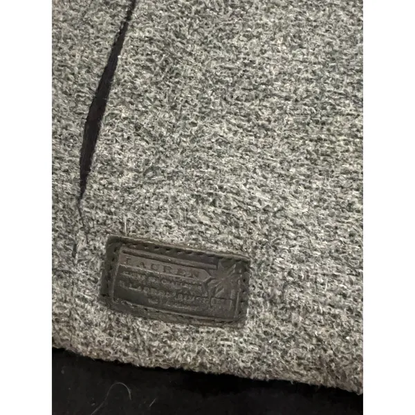 Lauren Ralph‎ Lauren Women Vest Size Medium Patch Gray Grey Zip Front Collar - Image 7