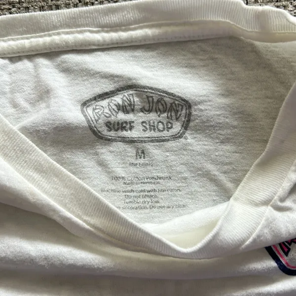 Ron Jon Surf Shop White Tee - UNISEX - Image 2