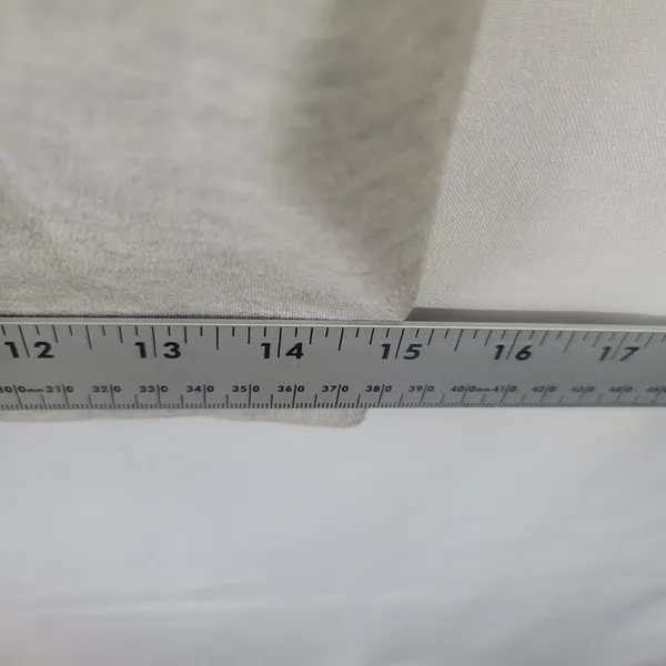 Bobi Athletic Scuba Scoop Back Long Sleeve Mini Bodycon Dress Size S Light Grey - Image 7