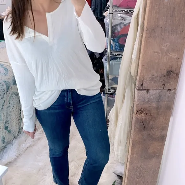 VICI knit long sleeve top size large - Image 2