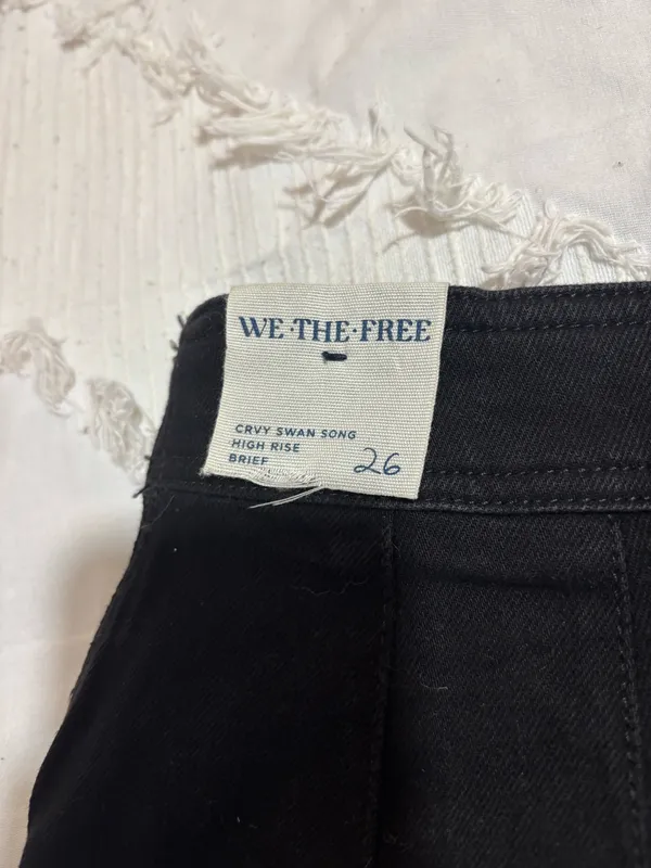Free People Swan Song Hi Rise Brief Sailor shorts - Image 3