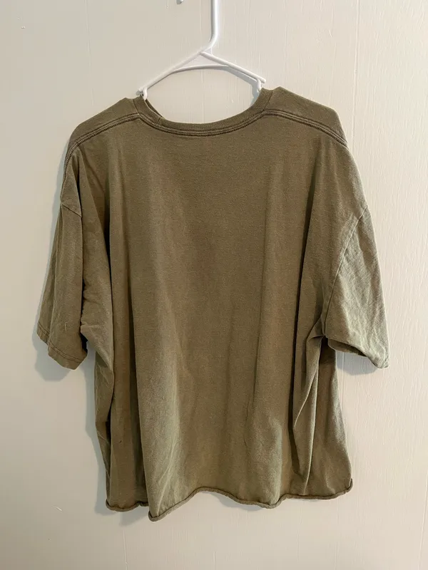 Inspired Culture green and pink oversized tee - Image 2
