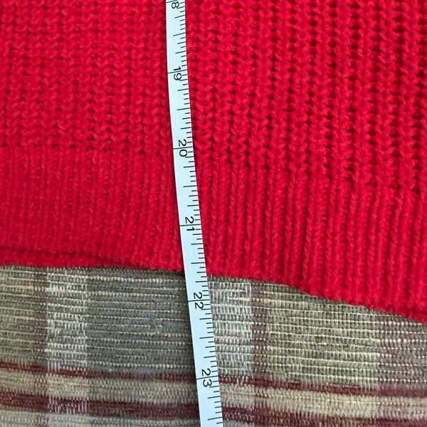Sanctuary Vibrant Red Crew Neck Sweater - Image 8