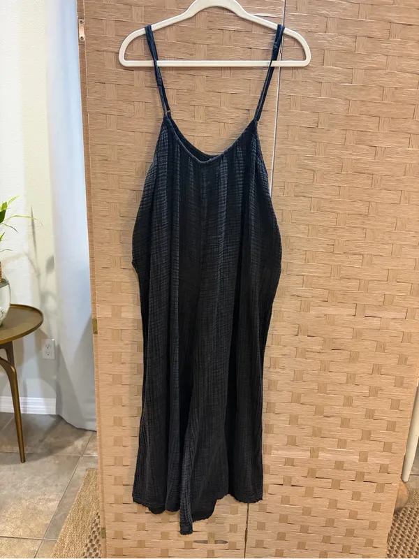 Anthropologie the Malika Gauze Jumpsuit size XS Lagenlook Loungewear - Image 2