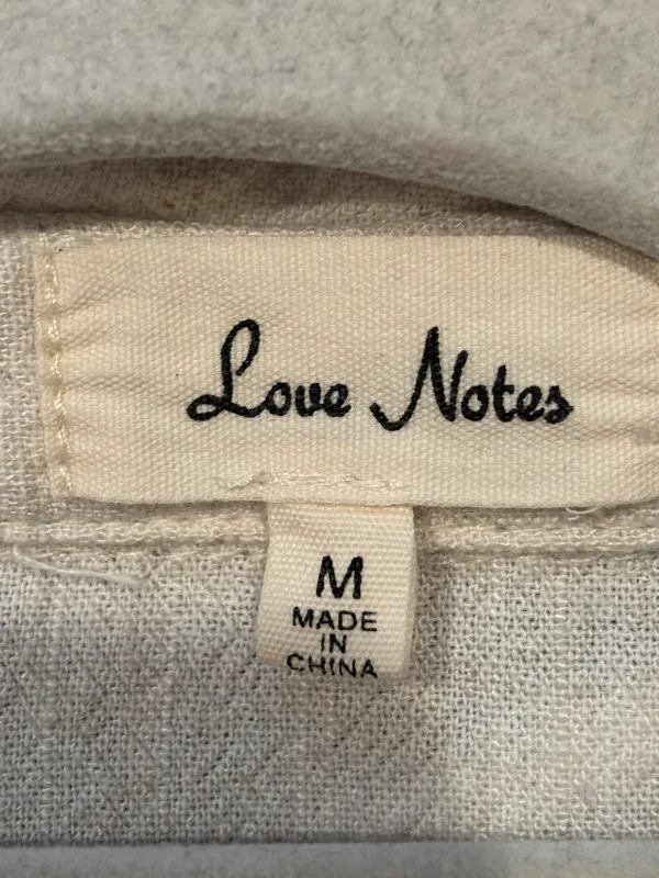 Love Note Cropped Beige Top - Image 3