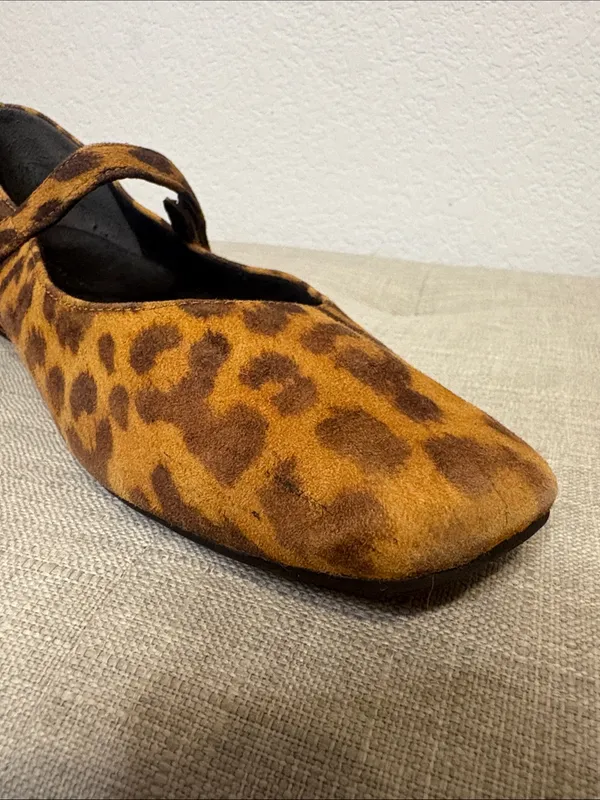 Vionic Alameda Leopard Print Mary Jane Flats 8 - Image 9
