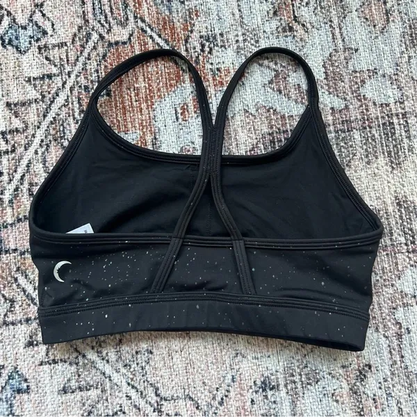 ZYIA Black Reflective Mirage Brilliant Bra Black Speckled Size XS - Image 5