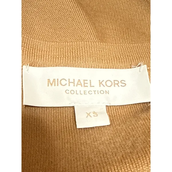 Michael Kors Women's Tank Ribbed Knit Short Sleeve Crewneck Sweater Top Size XS - Image 4