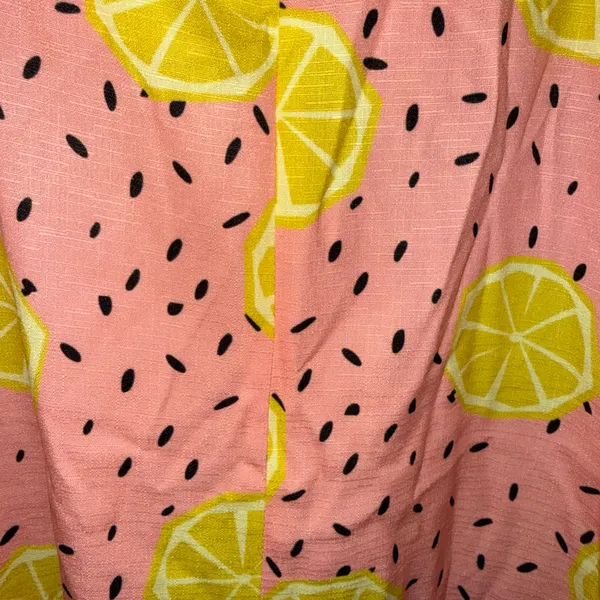 NWT $148 Anthropologie x Hutch Pink Lemon Short Front Patch Pockets Overalls S - Image 7