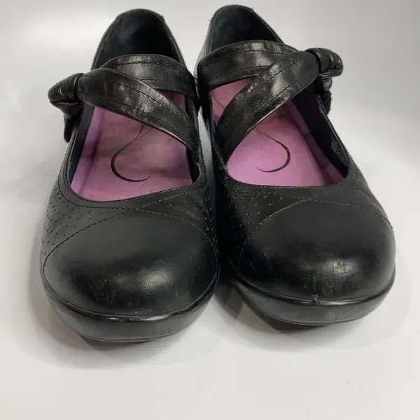 Dansko black‎ leather shoes size 38 - Image 3