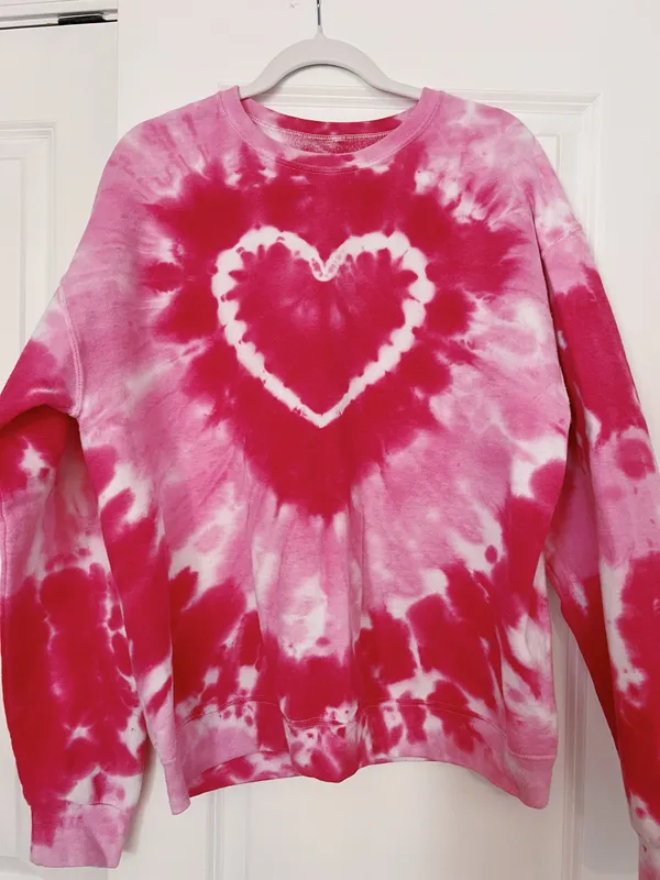Urban Outfitters Pink Heart Sweatshirt - Image 2