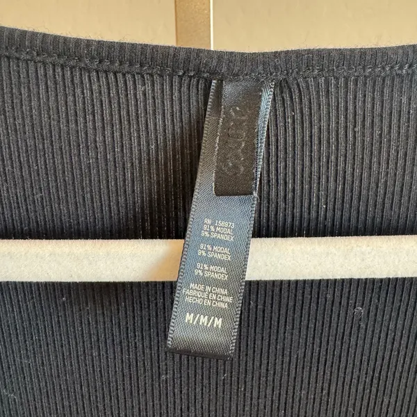 SKIMS Soft Lounge Long Sleeve Maxi Dress Black Size M - Image 4