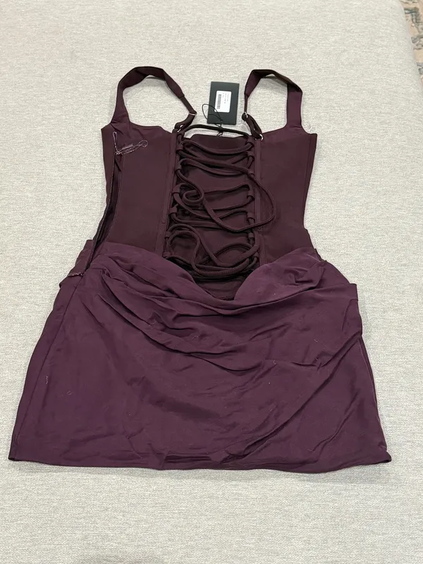 Babyboo Cornelia mini dress plum - Image 2