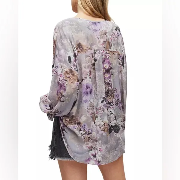 ALLSAINTS Penny Lucia V Neck Top 6 - Image 2