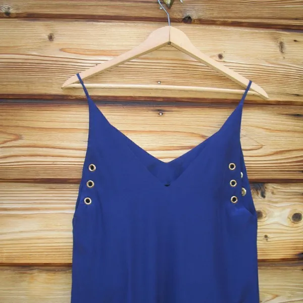 Amanda Uprichard Blue Silk Top - Image 5