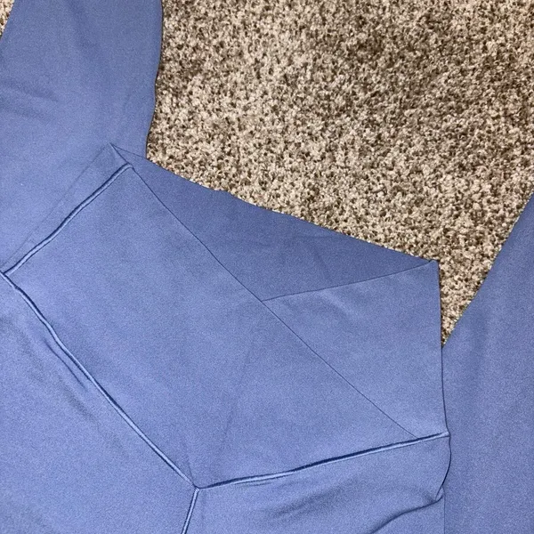 OFFLINE by Aerie Real Me Crossover Leggings Blue High Rise 7/8 Size S Activewear - Image 5
