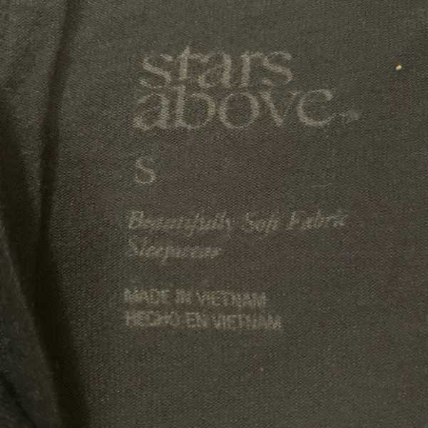 Stars Above Navy blue long sleeve nightgown - Image 3