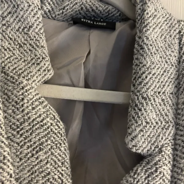 - Tayshia Pocketed Coat - Heather Grey - Image 2