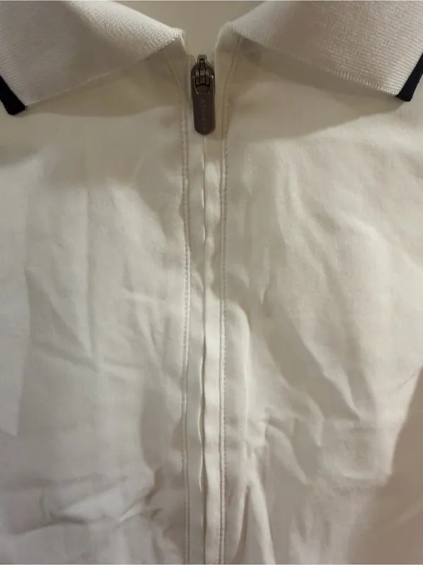 Athleta Sleeveless Quarter-Zip Crop Top - Size Large - Image 2