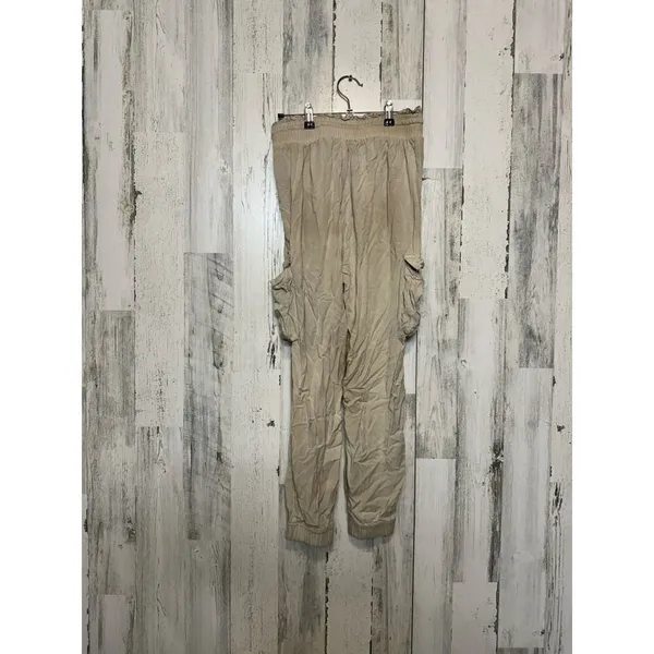 Brown flare tan pants - Image 4