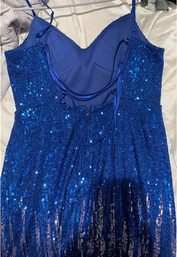Blue Dillard's Homecoming Dress - Image 2