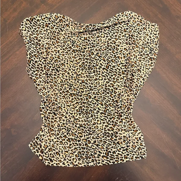 SHEIN Leopard Print Blouse - Image 2