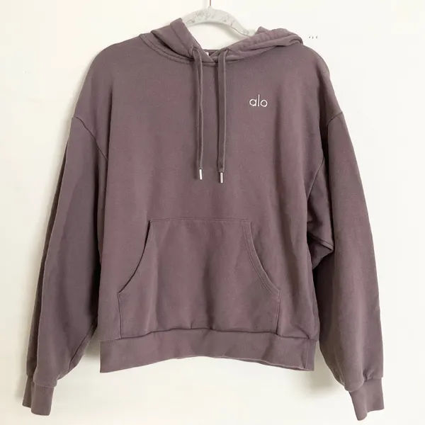 Alo Yoga Accolade Hoodie Raisinette S - Image 5