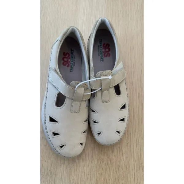 Sas Roamer Tripad Comfort Beige Leather Shoes Womens Size 9 M - Image 4