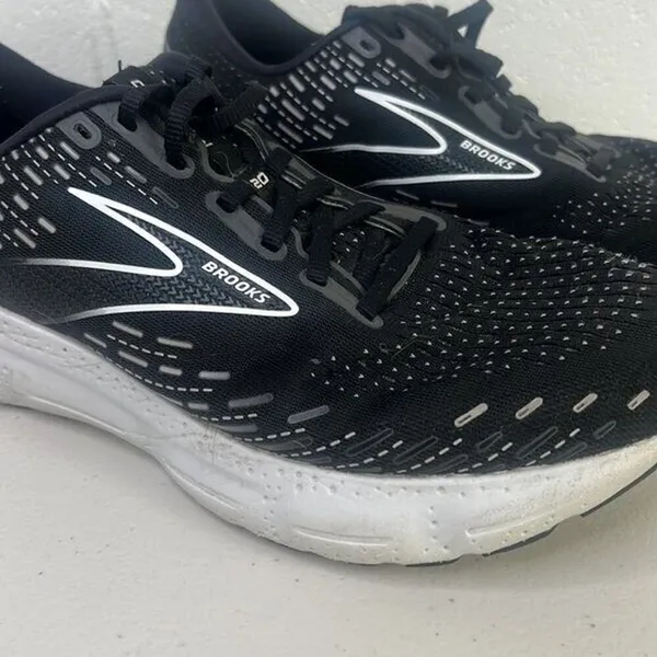 1203691D059 Women’s Brooks Glycerin 20 Athletic Sneakers sz 11 D Black/Gray - Image 2