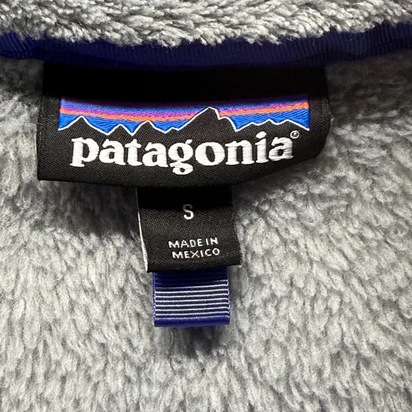 Patagonia Better Sweater‎ Fleece Pullover Gray Blue Trim Small S - Image 5