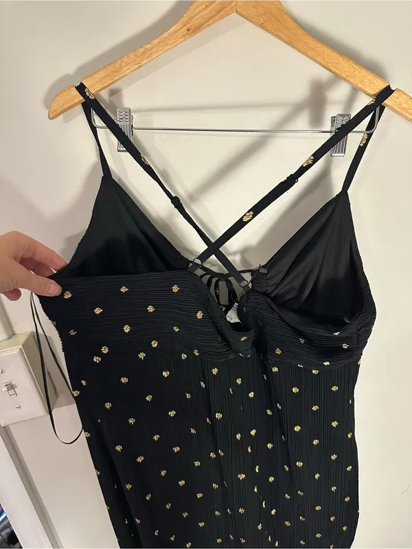 NWT Never Fully Dressed Black Megan Plisse Dress 14 - Image 6