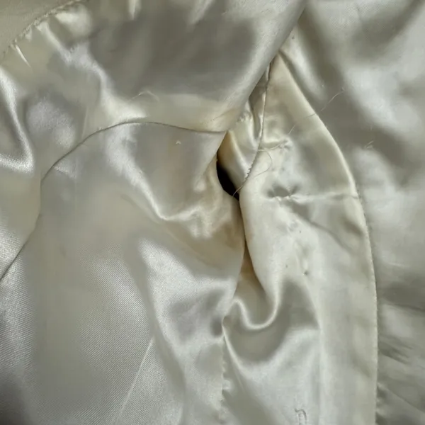 Arden B. Ivory Leather‎ Y2k VTG Moto Jacket Womens Small Full Zip Biker - Image 5