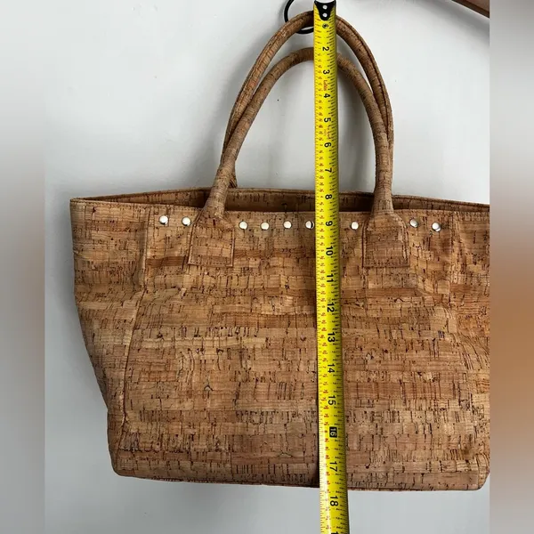 Laggo cork large tote bag lightweight Brown - Image 7