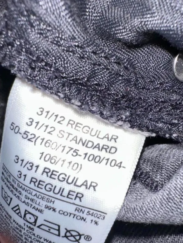 Gap Women's Black/Gray High-waisted Straight-leg Jeans - Image 7